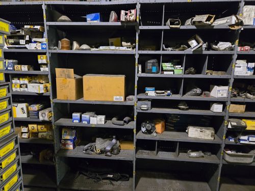 Lot of Miscellaneous Auto Parts with Shelving Units - Image 5